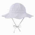 thumbnail image 1 of Ccpelsie Toddler Sun Hat Kids Summer Toddler Bucket Hat Wide Brim Adjustable Beach Hats for Boys Girls Age 0-6 Years(Purple,4-6 Years), 1 of 4