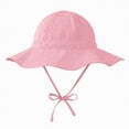 thumbnail image 1 of Ccpelsie Toddler Sun Hat Kids Summer Toddler Bucket Hat Wide Brim Adjustable Beach Hats for Boys Girls Age 0-6 Years(Red,2-4 Years), 1 of 4