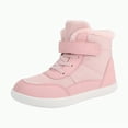 thumbnail image 1 of Ccpelsie Warm Winter Short Boots with Low Heel Bootie for Toddler Little Big Kids Girls(Pink,12.5), 1 of 6
