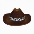 thumbnail image 1 of Ccpelsie Western Cowboy Hat for 2t 3t 4t 5t 6t 7t Kids Boy Girl Classic Cowboy Cowgirl Dress Up Hat(Coffee,3-15 Years), 1 of 9