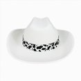 thumbnail image 1 of Ccpelsie Western Cowboy Hat for 2t 3t 4t 5t 6t 7t Kids Boy Girl Classic Cowboy Cowgirl Dress Up Hat(White,3-15 Years), 1 of 9