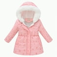 thumbnail image 1 of Ccpelsie Winter Girls and Toddlers' Lightweight Full Zip Packable Hooded Puffer Jacket for Little Kid Big Kid(Light Pink,11-12 Years), 1 of 9