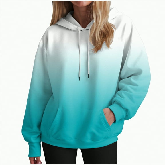 Ccpelsie Women Oversized Hoodies Winter Cute Sweatshirts Hooded Pullover Fashion Casual Tops Trendy Outfits(Mint Green,S)