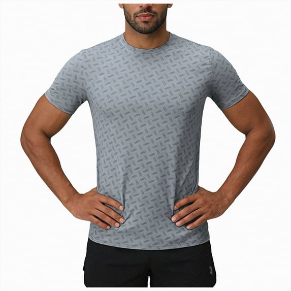 Ccpelsie Workout Mens Shirts - Casual Quick Dry T-Shirts Crew Neck ...