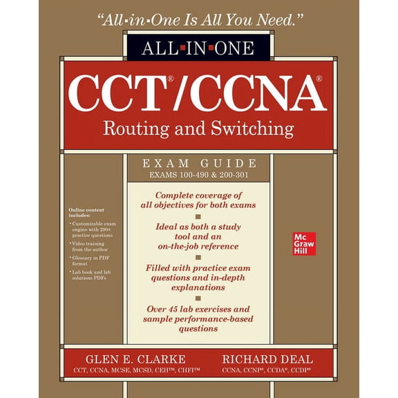 Pre-Owned Cct/CCNA Routing and Switching All-In-One Exam Guide (Exams 100-490 & 200-301), (Hardcover)