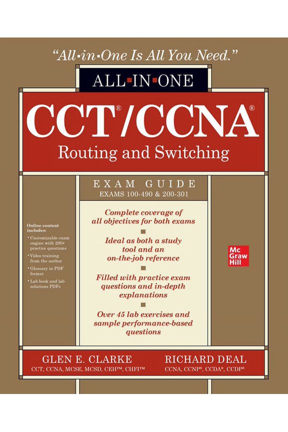 Pre-Owned Cct/CCNA Routing and Switching All-In-One Exam Guide (Exams 100-490 & 200-301), (Hardcover)