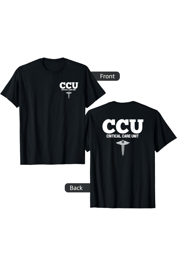 Ccu Registered Nurse Critical & Cardiac Care Unit Rn Staff T-Shirt , Vintage T-Shirt