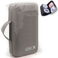 thumbnail image 1 of Cd Bag, 96 Capacity Cd / Dvd Bag Oxford Cloth Cd Bags Storage Protective Cover Dvd Storage Cd Bag For Kids Car-Grey, 1 of 6