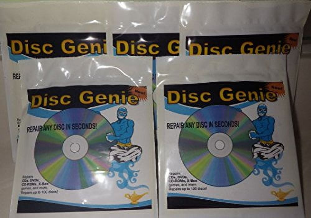 Moki DVD/CD Game Disc Scratch Repair Kit 6PK