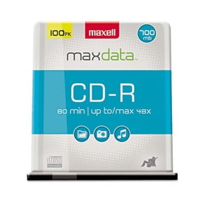 Cd-R Discs, 700 Mb/80 Min, 48x, Spindle, Silver, 100/pack | Bundle of 10 Packs