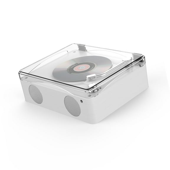 Cd Retro CD Player Multi Functional Music Player Rechargeable Home Speakers With Remote Control Volume Knob U Disk Playback With Headphone Jack