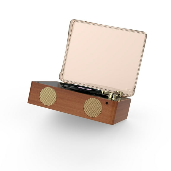 Cd Retro CD Player Multi Functional Music Player Rechargeable Home Speakers With Remote Control Volume Knob U Disk Playback With Headphone Jack