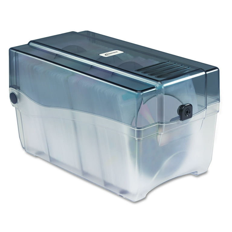 CD/DVD Storage Case, Holds 150 Discs, Clear/Smoke CD/DVD Storage Case, Holds 150 Discs, Clear/Smoke