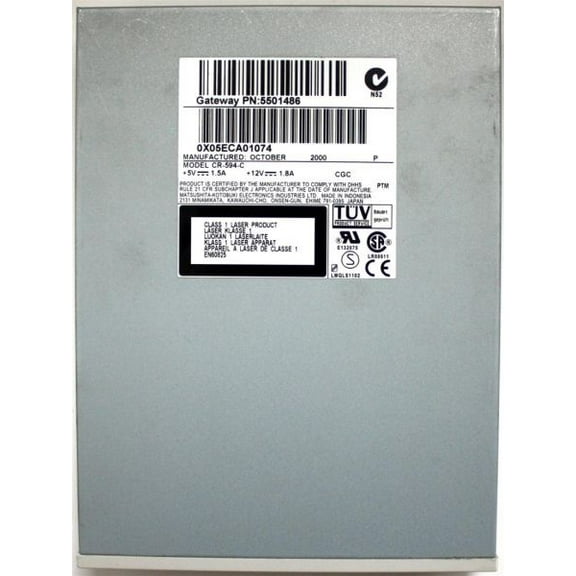 Cd-rom drive 48x, gateway pn:5501486