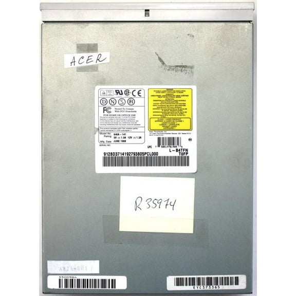 Cd-rom drive, june 1999, l-b4tfn