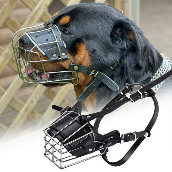 Cdar Adjustable Pet Dog Mask Small & Large Mouth Muzzle Grooming Anti Stop Bark Bite Cover