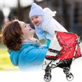 thumbnail image 1 of Cdar Universal Transparent Waterproof Rain Cover Wind Dust Shield for Baby Stroller, 1 of 6