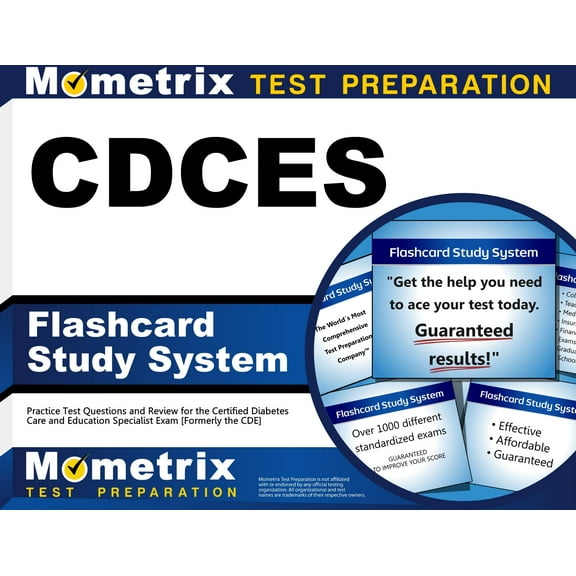 Cdces Flashcard Study System : Practice Test Questions and Review for the Certified Diabetes Care and Education Specialist Exam [Formerly the Cde] (Cards)