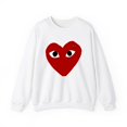 Cdg Shirt Comme Des Garcons Play Red Heart Emblem Shirt, Gift For Men ...