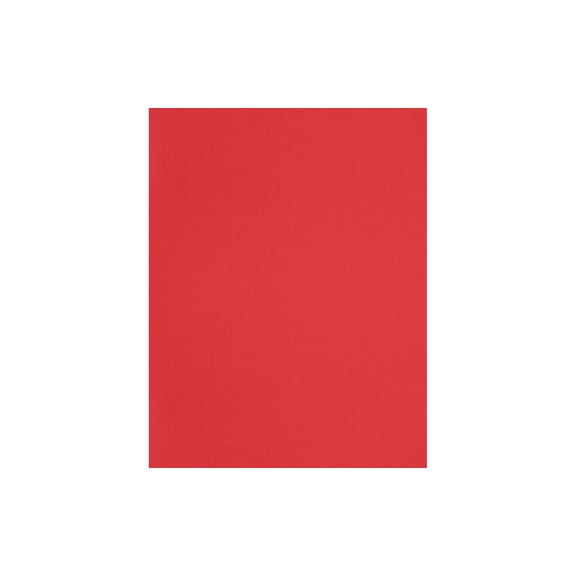 Cdstk Canvas 8.5x11 80lb 25pc Pk Red Cherry PC