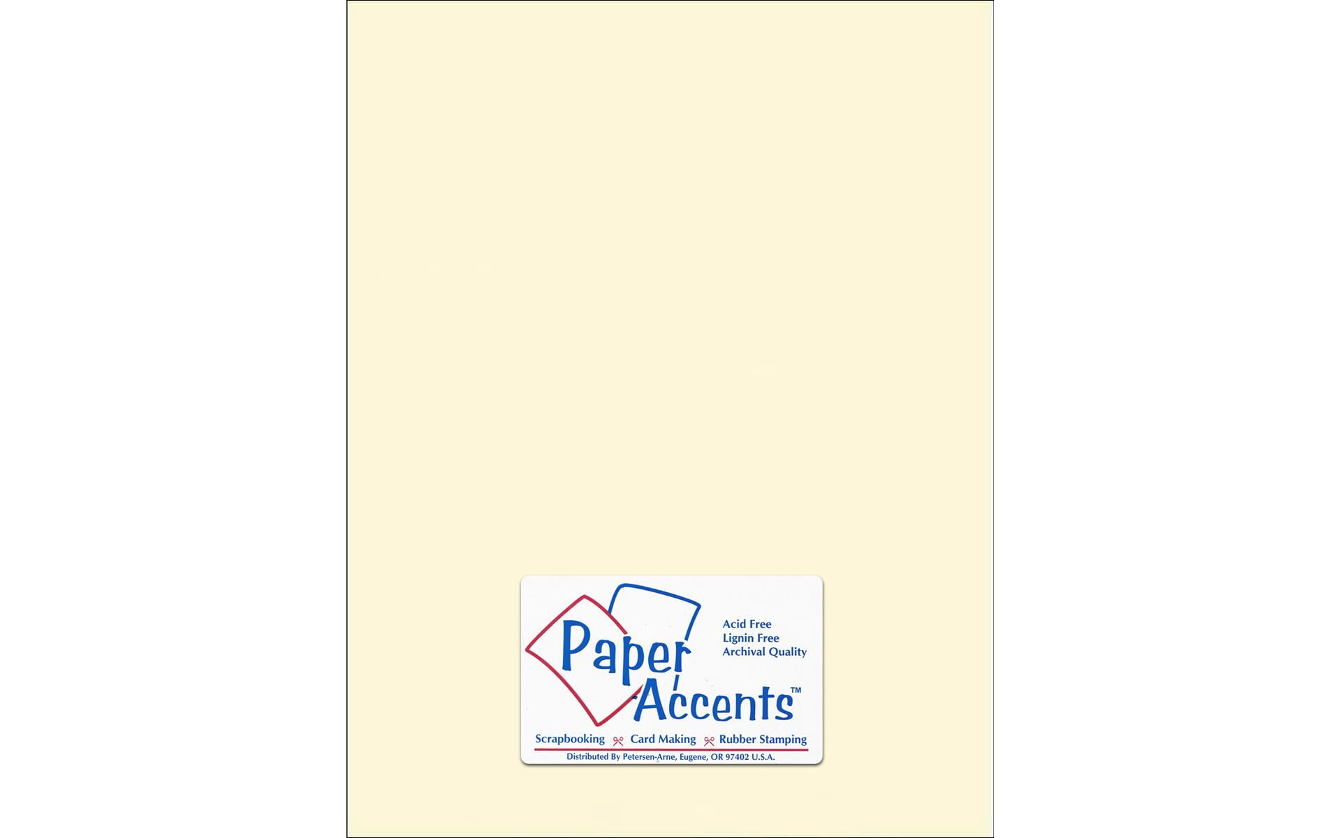 Paper Accents Cdstk Smooth 8.5x11 65lb Cream