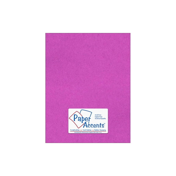 Cdstk Smooth 8.5x11 65lb Grape (25 sheets)