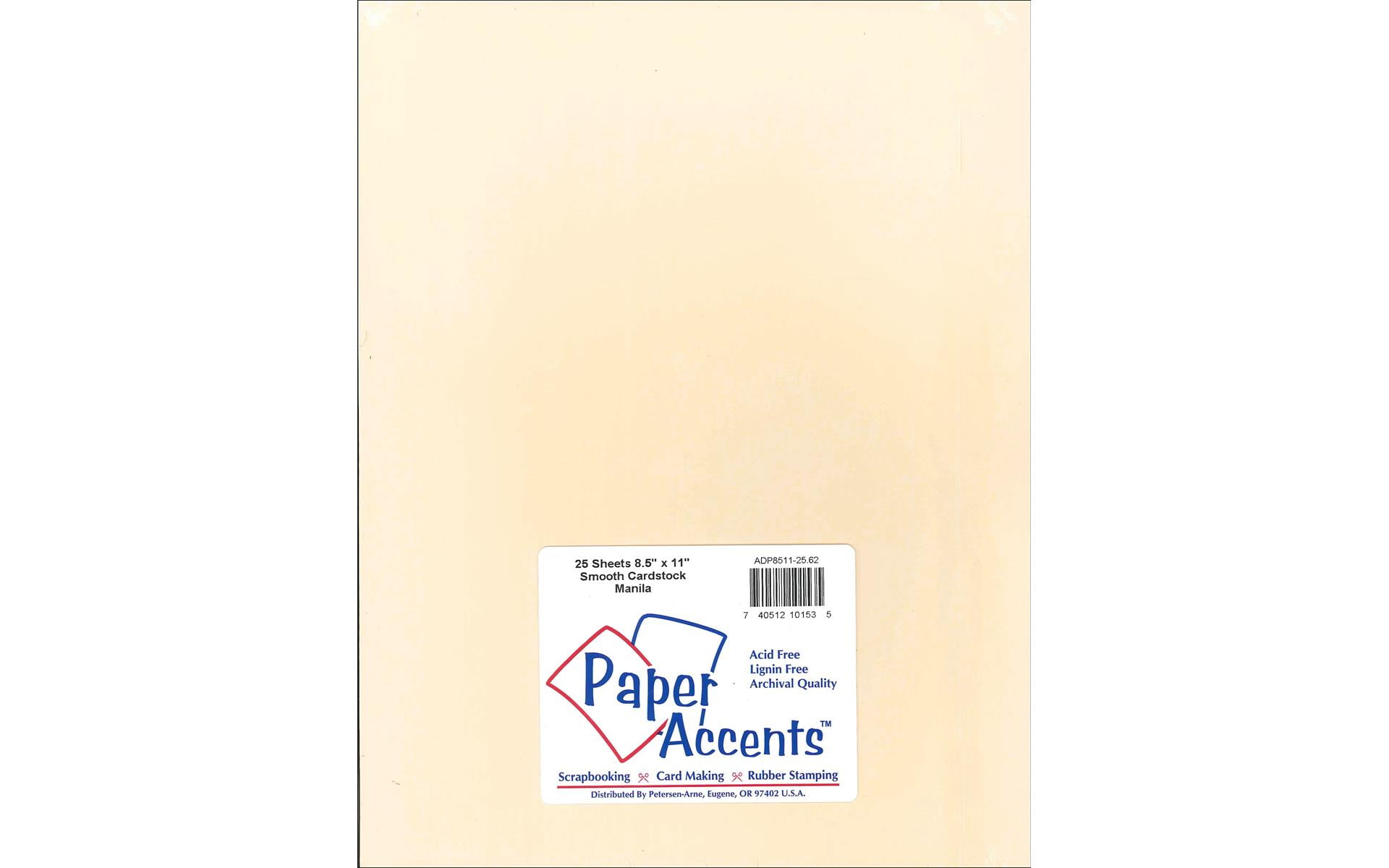 Paper Accents Note Cards Black - Black 8.5'' x 11'' Glossy