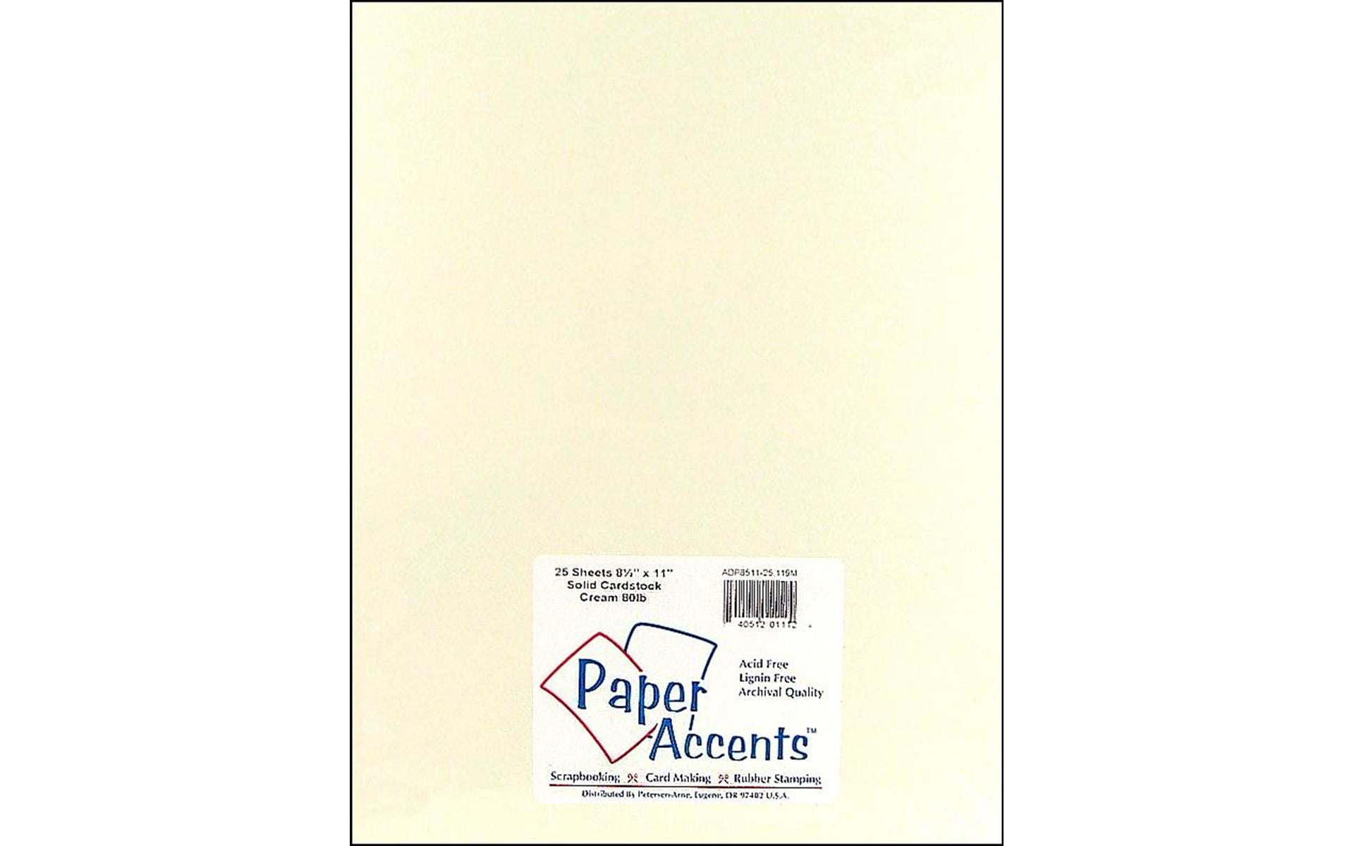 Paper Accents Cdstk Smooth 8.5x11 65lb White