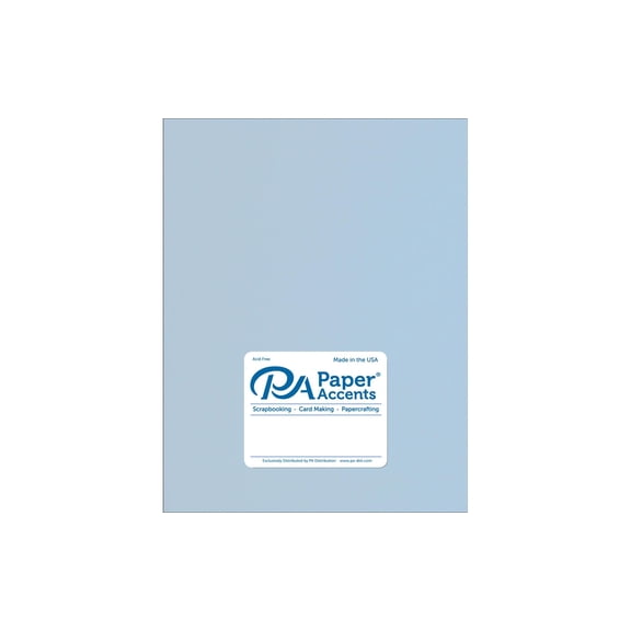 Cdstk Stash Builder 8.5x11 65lb Blue Frost (25 sheets)