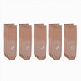 thumbnail image 1 of Cdudpw 5 Pairs Sheer Socks Women Nylon Socks, Thin Ankle Socks for Women, Dress Socks, Panty Hose Socks(Coffee,One Size), 1 of 4
