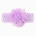 thumbnail image 1 of Cdudpw Flower Headbands Baby Girl Soft Nylon Headband for Newborn Floral Nylon Hairbands Hair Accessories for Infant Toddler Kids Gifts(Purple,One Size), 1 of 3