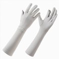 thumbnail image 1 of Cdudpw Women UV Long Sun Protection Gloves Touchscreen Arm Sun Driving Gloves 1Pairs UPF 50+ for Outdoor Sports Cycling(Light Gray), 1 of 4