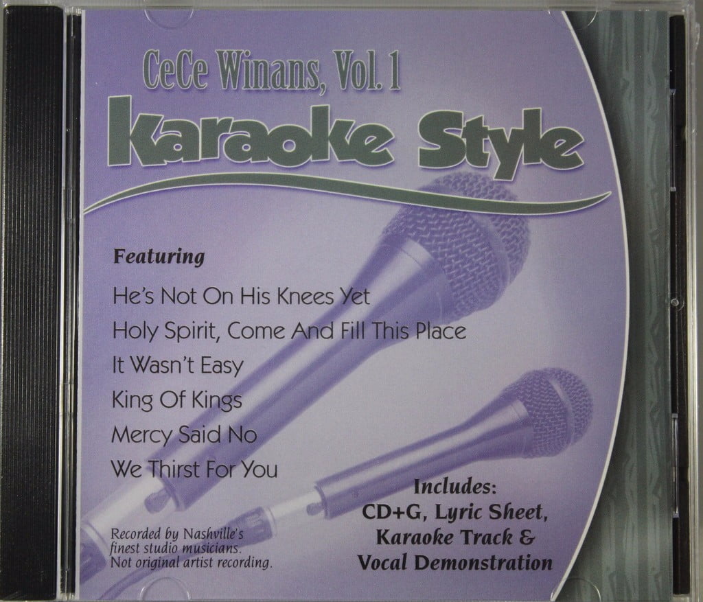 VARIOUS ARTISTS CeCe Winans Volume 1 Daywind Christian Karaoke Style NEW CD+G 6 Songs