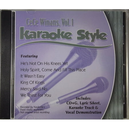 CeCe Winans Volume 1 Daywind Christian Karaoke Style NEW CD+G 6 Songs