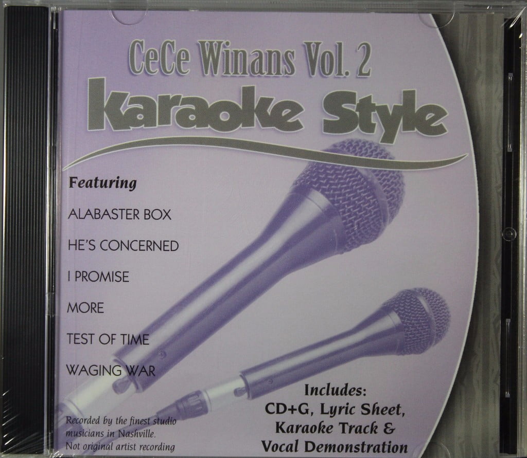 COMING SOON CeCe Winans Volume 2 Daywind Christian Karaoke Style NEW CD+G 6 Songs