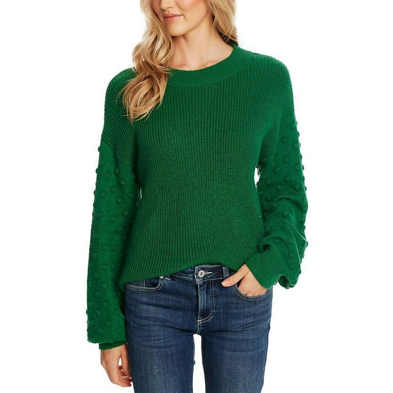 Bobble outlet sleeve sweater