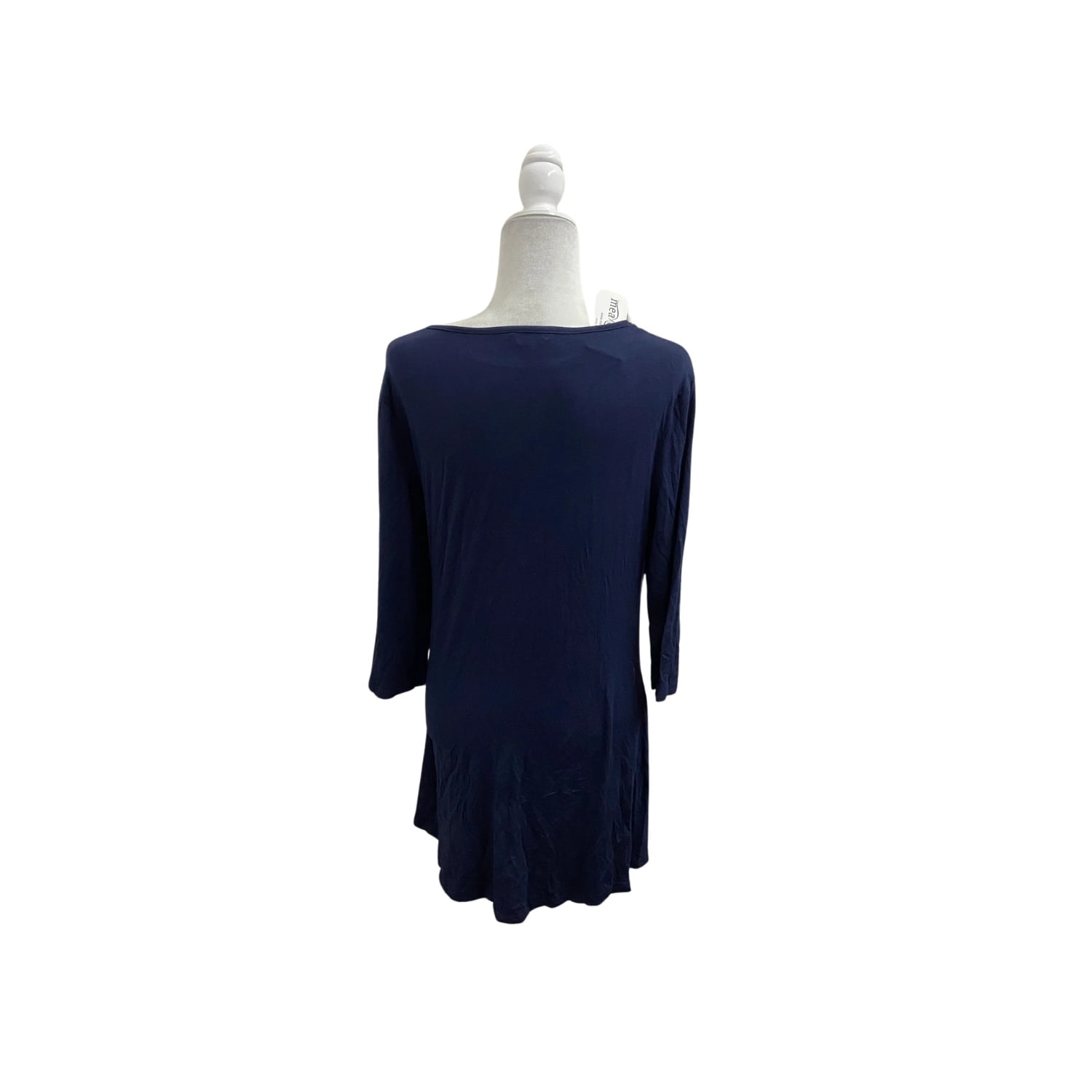 新品◯NEAU◯volume sleeve blouse (dark navy) Black Balloon Sleeve Ria Blouse