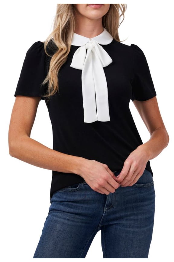 Womens Bow Collared Blouse