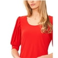 thumbnail image 1 of CeCe Womens Top Knit Blouse, Red, Small, 1 of 1