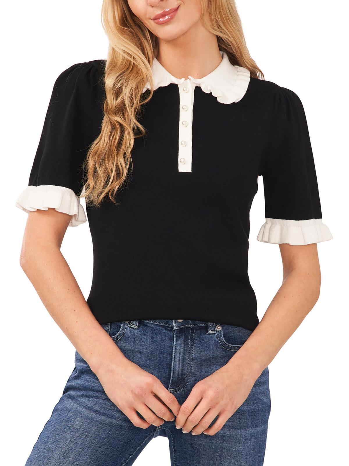 cece peter pan collar top