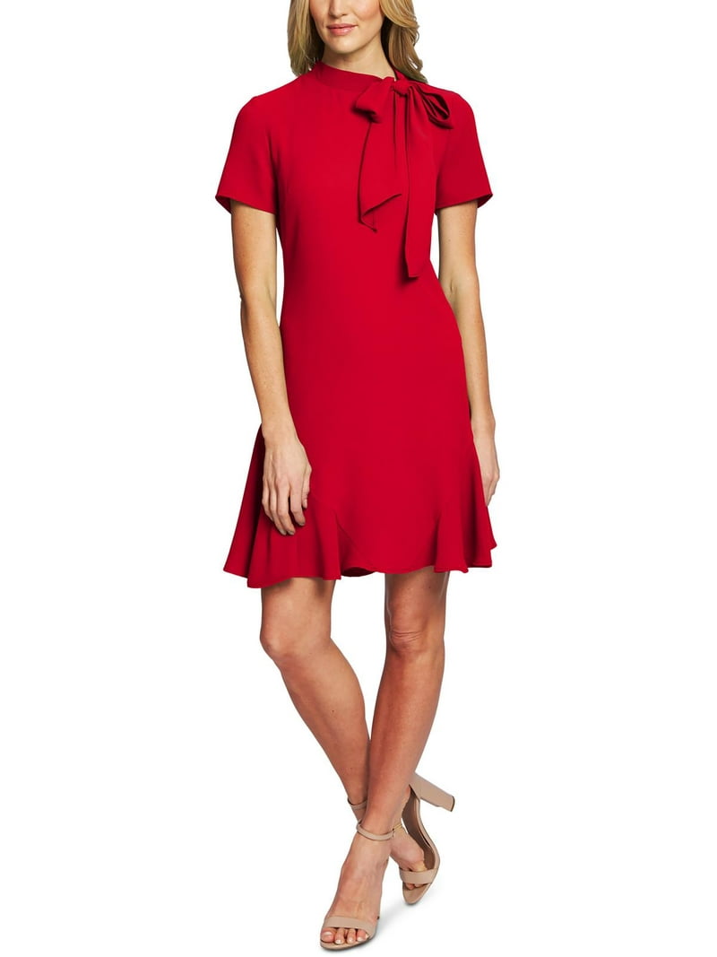 CeCe Womens Ruffled Bow Cocktail And Party Dress - Walmart.com