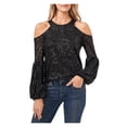 thumbnail image 1 of CeCe Womens   Sequined  Blouse, 1 of 2