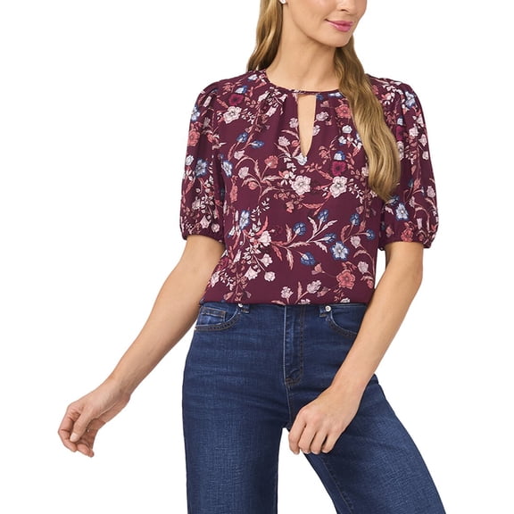 CeCe womens Blouse, s, Purple