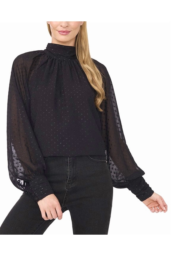 womens  Blouse, xs, Black