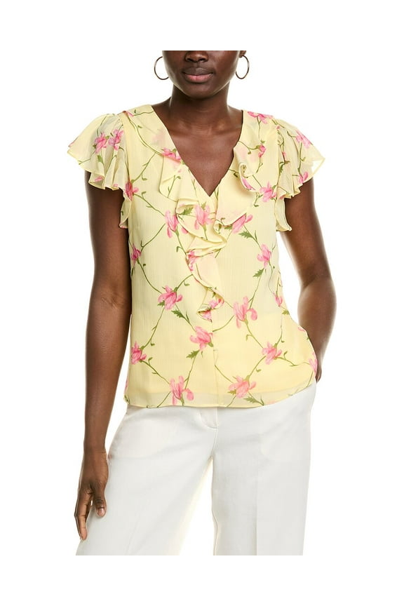 womens  Blouse, xs, Yellow