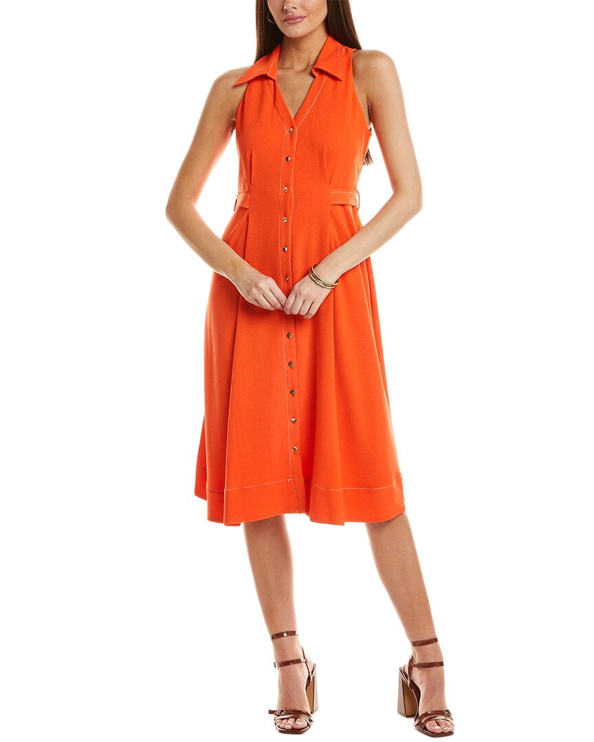 cece shirt dress Cece Smocked Cotton Dress Shirt Dress/Khaki