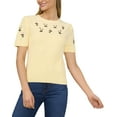 thumbnail image 1 of CeCe womens  Crew Neck Sweater, m, 1 of 3