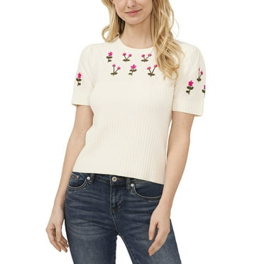 CeCe womens  Crew Neck Sweater, m
