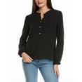 thumbnail image 1 of CeCe womens  Crewneck Blouse, s, Black, 1 of 3