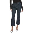 thumbnail image 1 of CeCe womens  Cropped Flare Jean, 4, Blue, 1 of 4